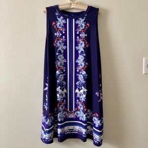 Comfy Blue Floral Sundress